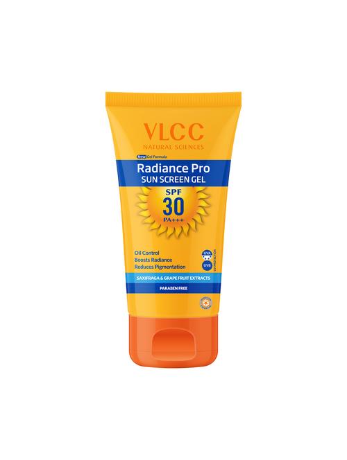 vlcc radiance pro spf 30 pa+++ sun screen gel(100gm) - 16950442 - Very Small Image - 1
