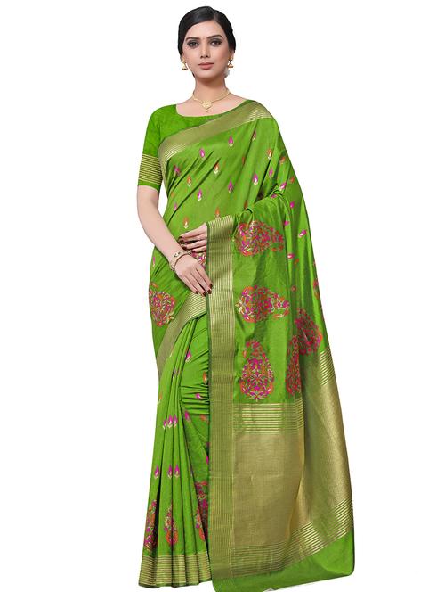 floral bhagalpuri saree - 16951239 - Very Small Image - 1