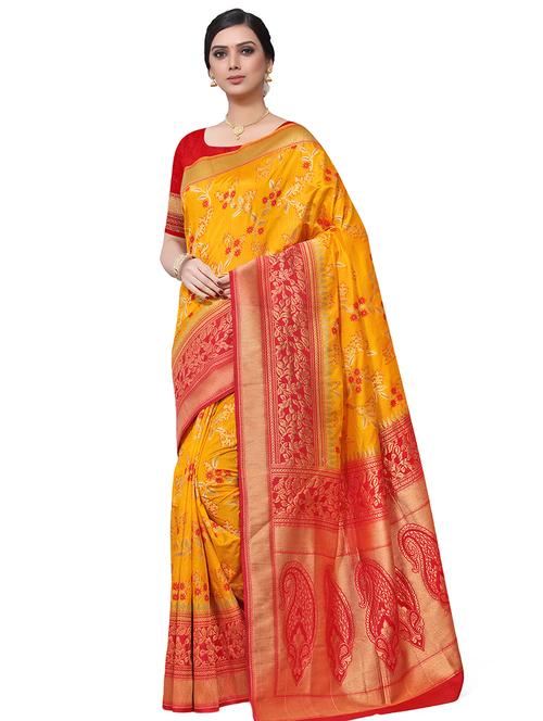 floral bhagalpuri saree - 16951240 - Very Small Image - 1