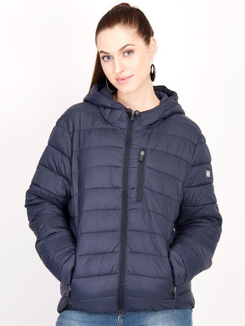 hooded neck quilted jacket - 16952320 - Very Small Image - 1