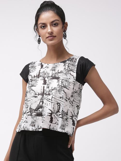 round neck crop top - 16952351 - Very Small Image - 1