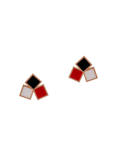 multi colored metal studs earring - 16952919 - Very Small Image - 1
