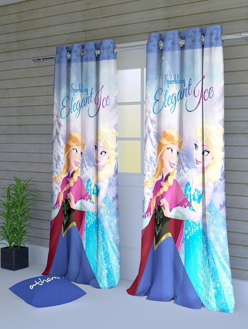 disney frozen kids long door curtain (pack of 2) - 16955932 - Very Small Image - 1