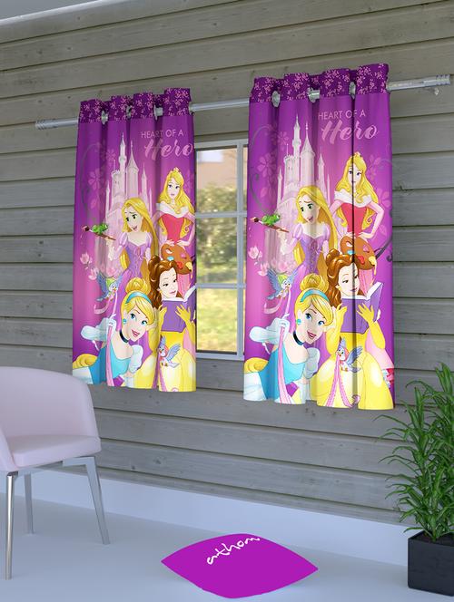 disney princess kids window curtain (pack of 2) - 16955944 - Very Small Image - 1