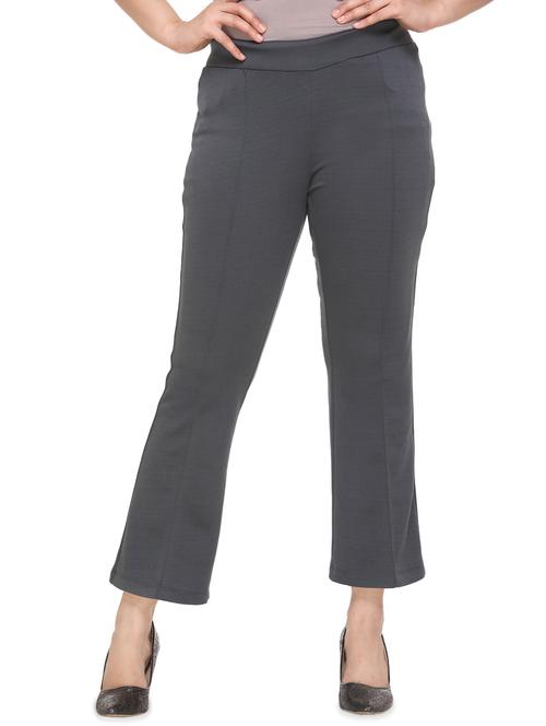 mid rise flat front trouser - 16957376 - Very Small Image - 1