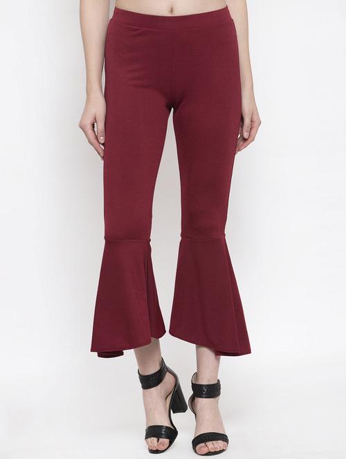 mid rise bell bottom trouser - 16957378 - Very Small Image - 1