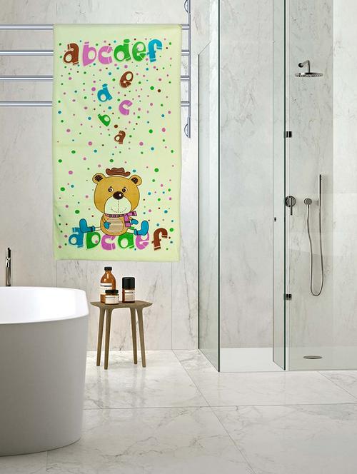 yellow cotton bath towel - 16957434 - Very Small Image - 1