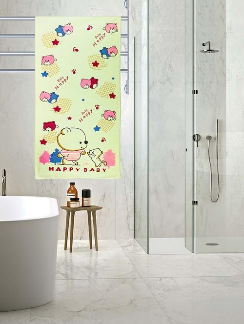 yellow cotton bath towel - 16957436 - Very Small Image - 1