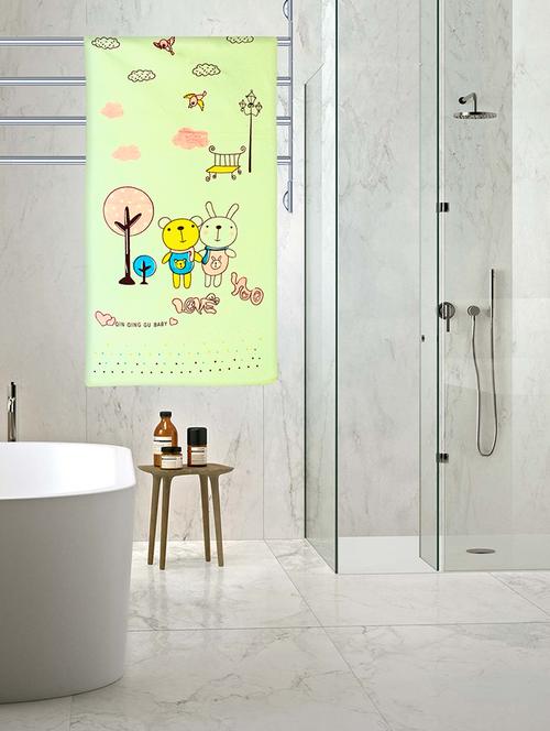 yellow cotton bath towel - 16957439 - Very Small Image - 1