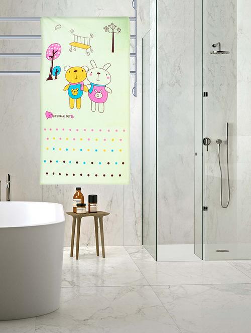 yellow cotton bath towel - 16957446 - Very Small Image - 1