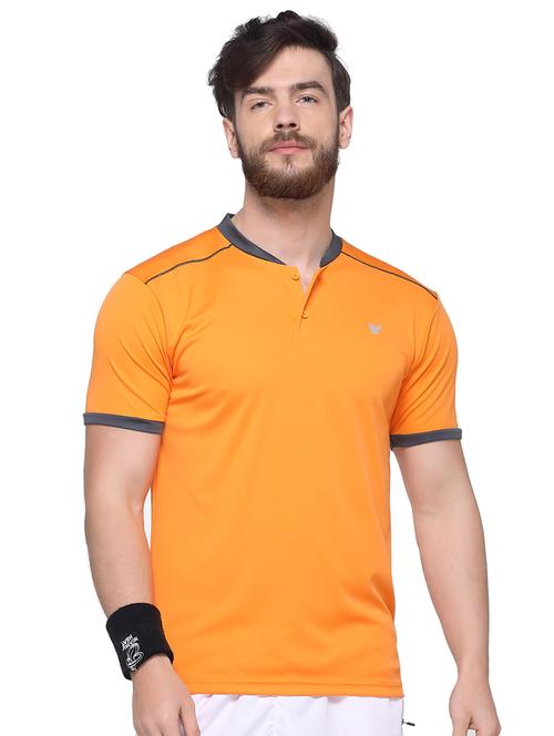 orange solid t-shirt - 16957882 - Very Small Image - 1