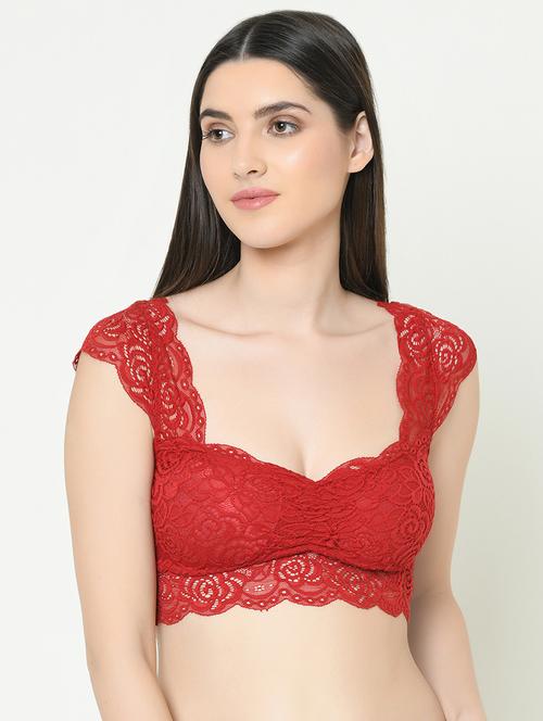 full coverage laced bralette - 16957995 - Very Small Image - 1