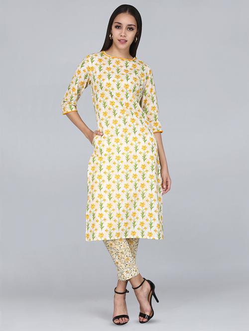 floral kurta pant set - 16958113 - Very Small Image - 1