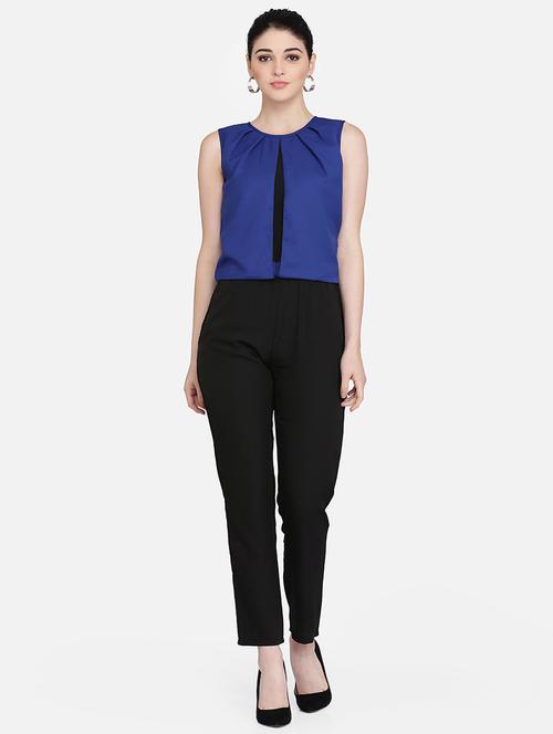 layered full leg jumpsuit - 16958281 - Very Small Image - 1