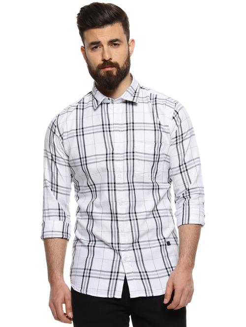 mens checks casual shirt - 16958342 - Very Small Image - 1