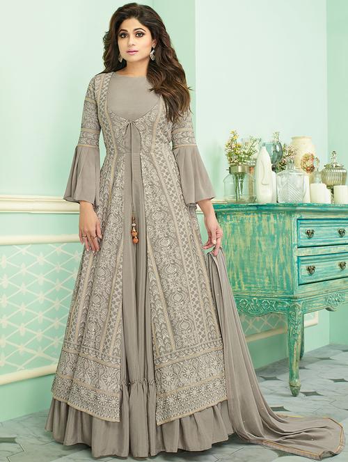 embroidered suits unstitched suit - 16958814 - Very Small Image - 1