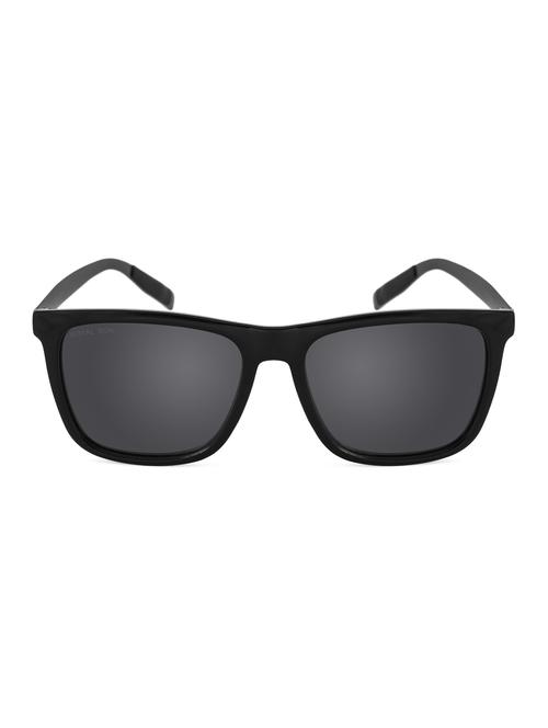 royal son retro square uv protected hd polarized men sunglasses- black - 16960336 - Very Small Image - 1