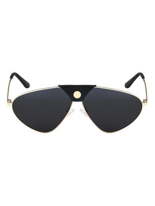 royal son vintage aviator hd polarized sunglasses for men women - black - 16960349 - Very Small Image - 1