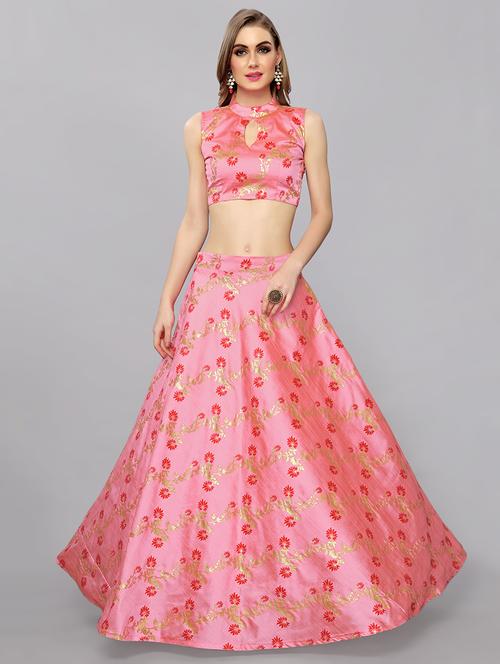 floral flared lehenga - 16960914 - Very Small Image - 1