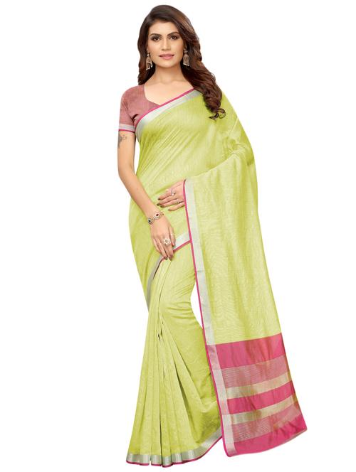 checkered woven saree with blouse - 16962472 - Very Small Image - 1