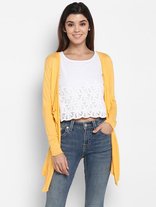long sleeved solid shrug - 16962637 - Very Small Image - 1