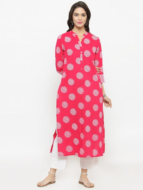 printed kurta pant set - 16962966 - Very Small Image - 1