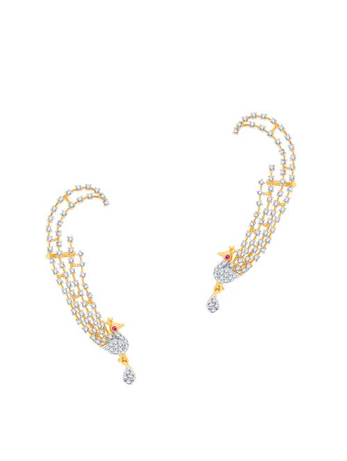 gold brass earcuff earring - 16964275 - Very Small Image - 1