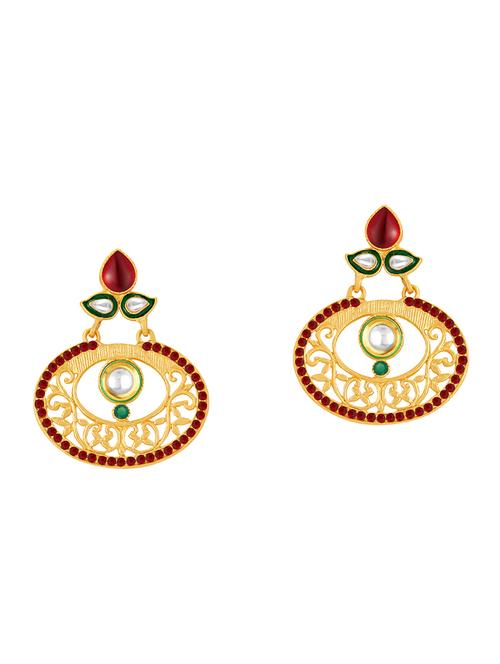 multi colored brass other earring - 16964288 - Very Small Image - 1