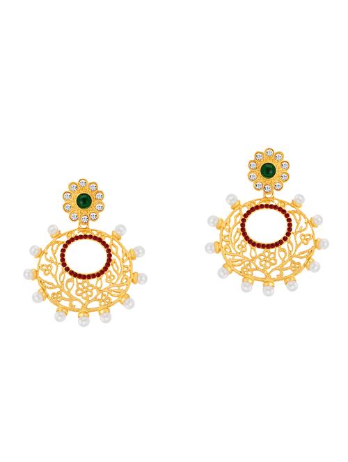 multi colored brass other earring - 16964290 - Very Small Image - 1