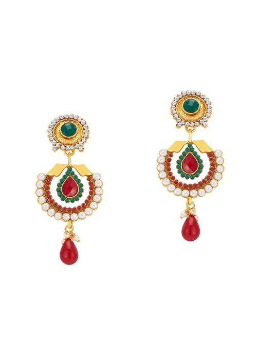 multi colored brass other earring - 16964298 - Very Small Image - 1