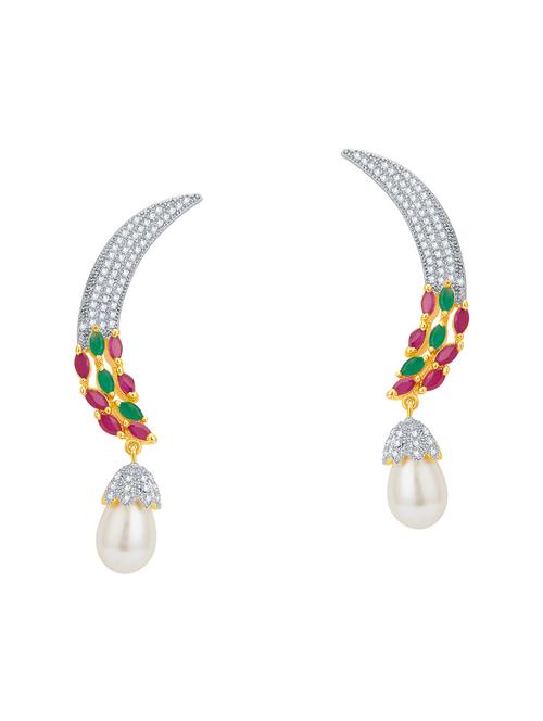 multi colored brass earcuff earring - 16964302 - Very Small Image - 1