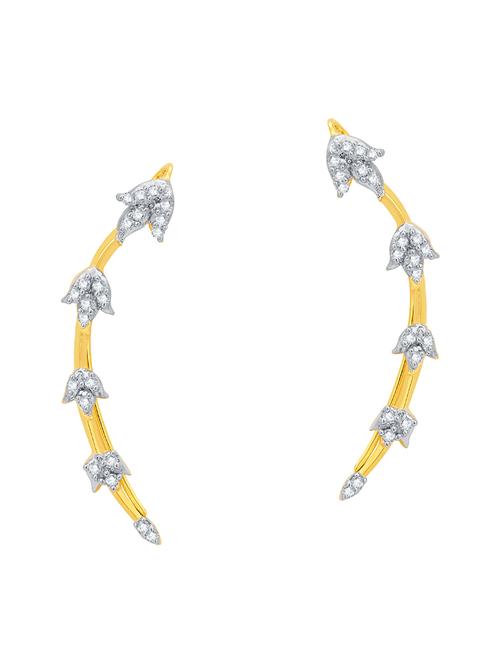 gold brass earcuff earring - 16964303 - Very Small Image - 1