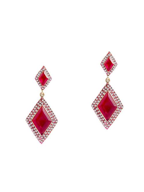 red brass chandellier earring - 16964323 - Very Small Image - 1