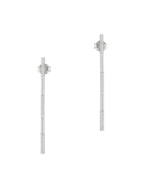 silver brass studs earring - 16964827 - Very Small Image - 1