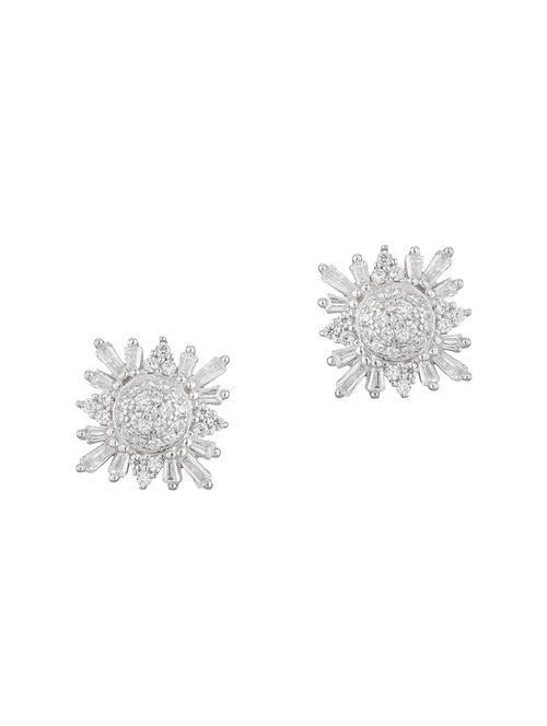 silver brass studs earring - 16964837 - Very Small Image - 1