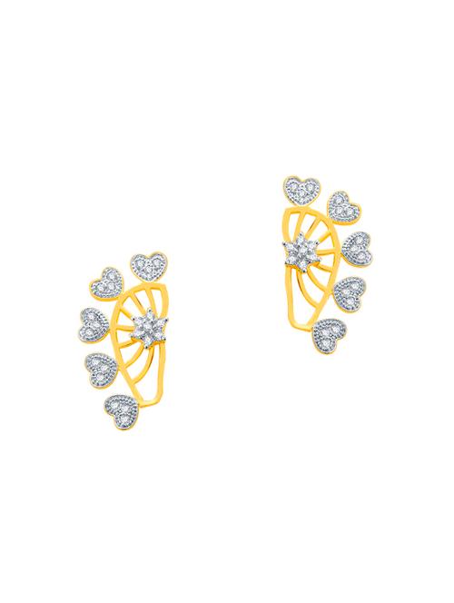 gold brass earcuff earring - 16964860 - Very Small Image - 1