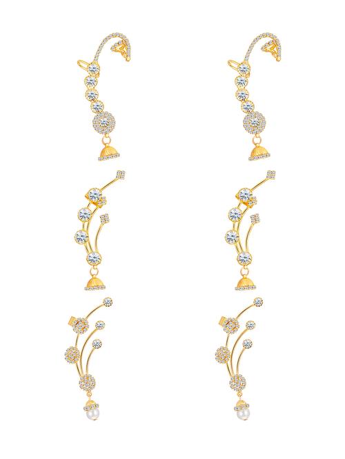 gold brass combo's. earring - 16964862 - Very Small Image - 1