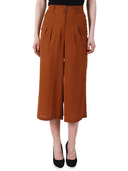 high rise solid culotte - 16965184 - Very Small Image - 1