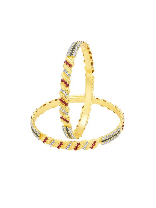 red golden tone brass bangle - 16965413 - Very Small Image - 1
