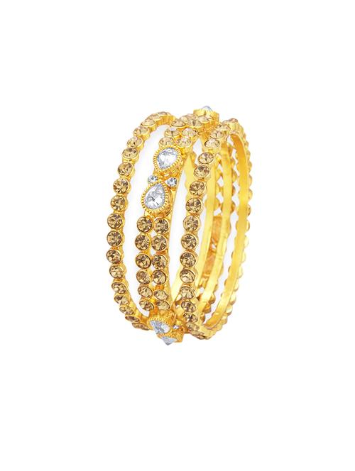 gold tone brass bangle - 16965418 - Very Small Image - 1