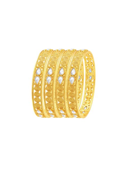 gold tone brass bangle - 16965423 - Very Small Image - 1