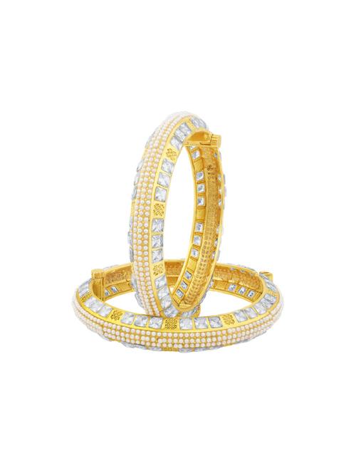 gold tone brass bangle - 16965454 - Very Small Image - 1