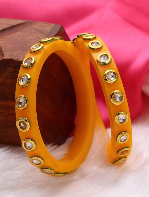 yellow brass bangle - 16965459 - Very Small Image - 1
