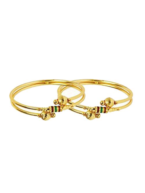 gold tone brass bangle - 16965460 - Very Small Image - 1