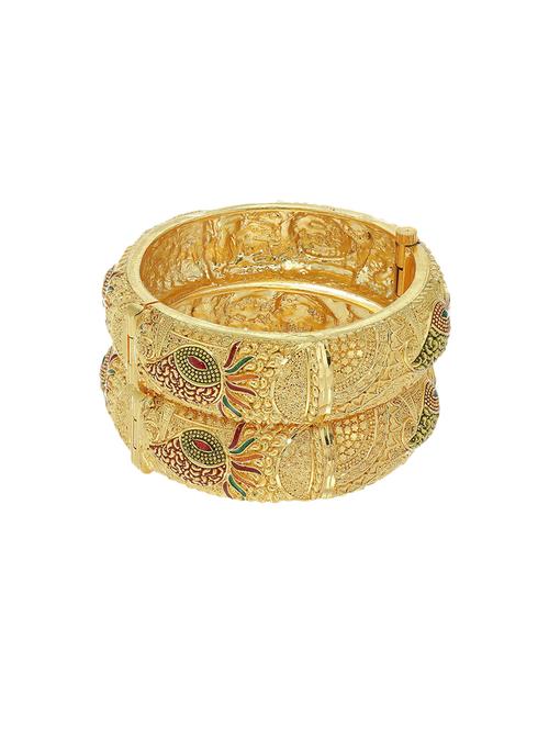 gold tone brass bangle - 16965499 - Very Small Image - 1