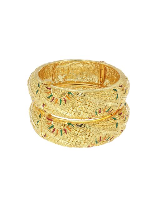 gold tone brass bangle - 16965500 - Very Small Image - 1