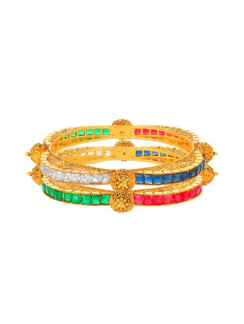 gold tone brass bangle - 16965508 - Very Small Image - 1