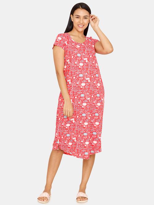 round neck quirky sleepshirt - 16965555 - Very Small Image - 1