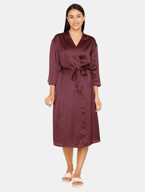 satin sleepwear robe - 16965560 - Very Small Image - 1