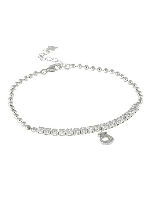 silver brass bangle bracelet - 16965996 - Very Small Image - 1